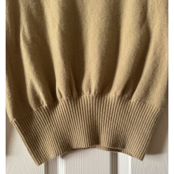 Gianni Bini 100% Cashmere Women’s Fine Knit Tan Sweater Size S - Picture 4 of 8